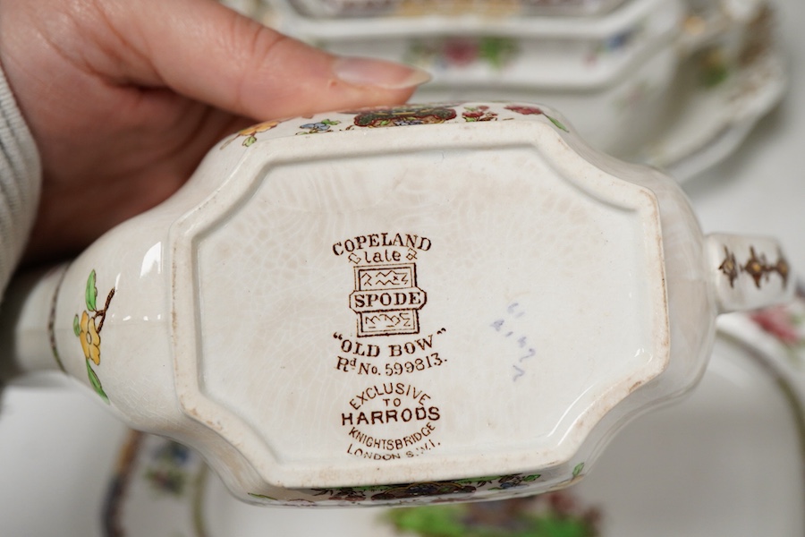A collection of Copeland Spode Old Bow dinner wares